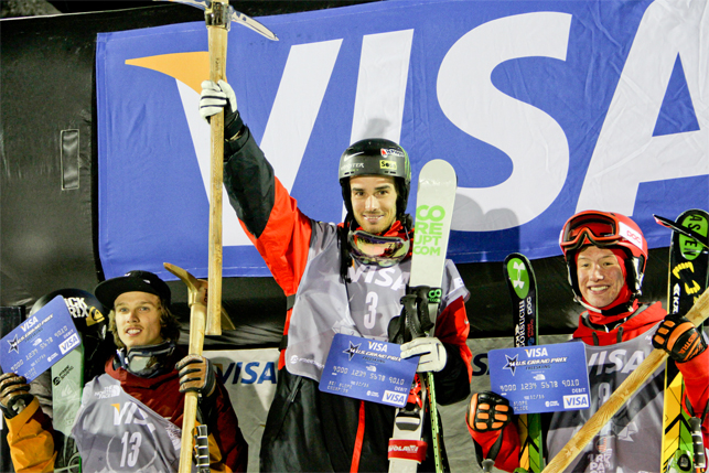 Coupe du monde halfpipe Park City - Kevin, Marie et Anais sur le podium 