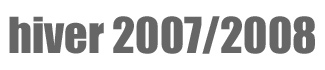 Saison 07 08