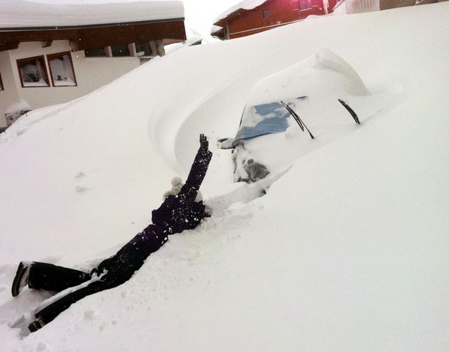 Chutes De Neige Record Le Portfolio