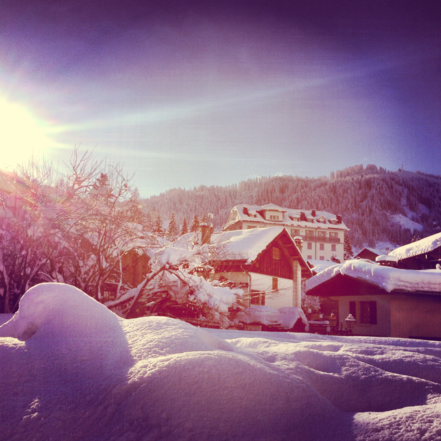 Neige et soleil ! 16/01/13