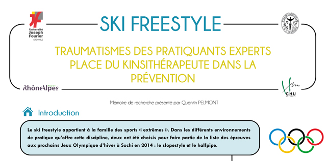 Ski freestyle et traumatismes