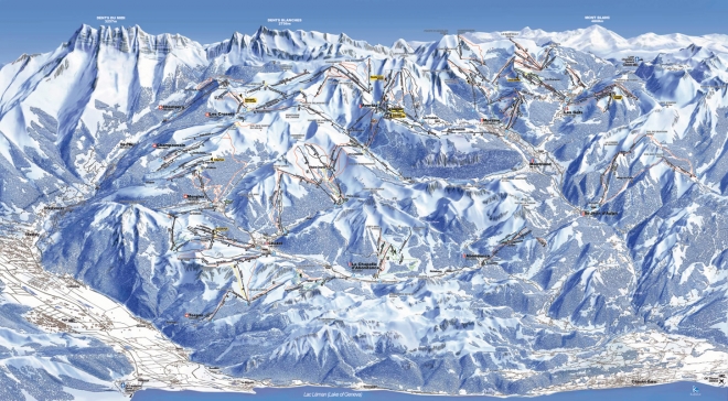 plan des pistes Avoriaz