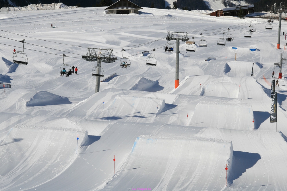 Snowpark à Avoriaz La Chapelle