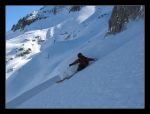 De la bonne neige froide � travers les s�racs