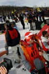 aire d'arriv�e, quelques minutes apr�s la cons�cration