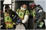 Podium hommes snow