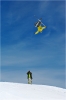 M�me les photographes du Snowboarder Magazine Shoot ne peuvent s�emp�cher de prendre des images de Pep (Mammoth).