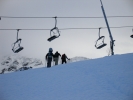 Mont�e via la piste du fort