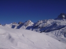 et maintenant, le Grand Bornand, avec un superbe ciel bleu