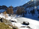 Le lac vert est blanc !