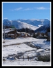 Les bergers et au loin les Deux Alpes