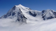 Mont Pourri et mer de nuages