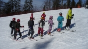 5 fevrier 08, Autrans, du bleu du blanc et personne....les sorties ski école ont encore continuées cette année !