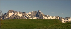 Belledonne Sud depuis Huez