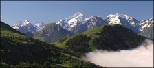 Ecrins ... de blanc et de verdure