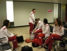 Une partie de l'équipe féminine avec THE coach