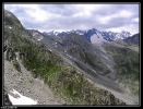 Le col du Bastillon depuis le col des Chevaux