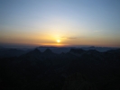 Couché de soleil sur la montagne de Garnesier
