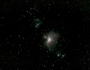 La n�buleuse d'Orion, 30 poses de 2 secondes chacune, ISO 800, pleine ouverture