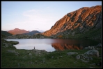 Couch� de soleil sur le lac
