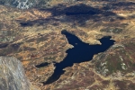 Vue du ciel, le lac fourchu
