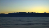 24 octobre 2008 - Mer de nuages au dessus de Grenoble