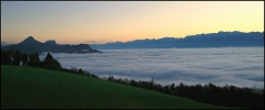 24 octobre 2008 - Mer de nuages au dessus de Grenoble