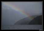 Arc en ciel sur le lac Te Anau
