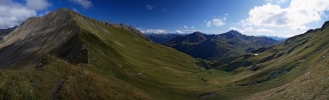Au col du Coin, vue vers le sud-oeust