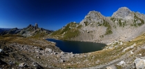 Aiguille du lac et le lac de Presset