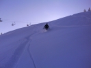Nos traces dans cette neige légére