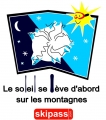 Le soleil se l&egrave;ve d'abord sur les montagnes