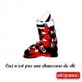 Trahison de la chaussure de ski