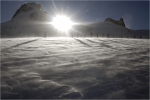 Ambiance antarctique sous l'Helbronner.