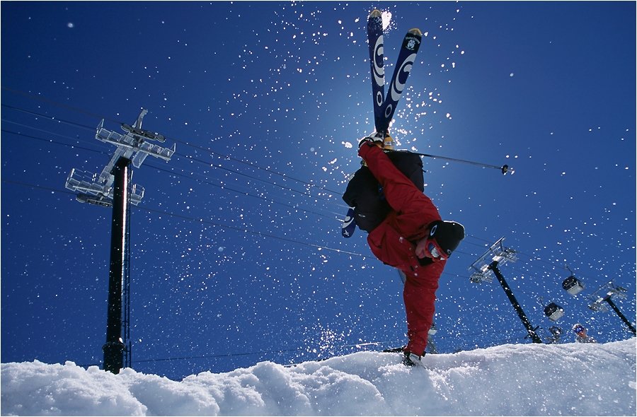 2000 : le hand plant de Phil Poirier &agrave; Mammoth.