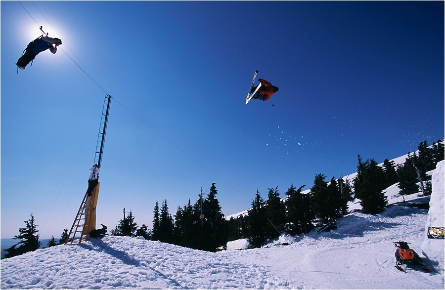 2001 : Eric Pollard &agrave; Mt Hood.
