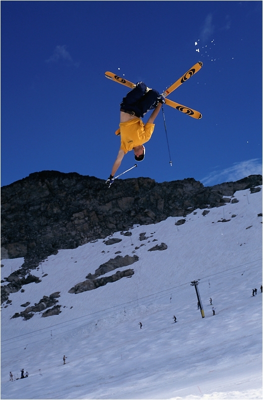 1998 : JP Auclair &agrave; Whistler.