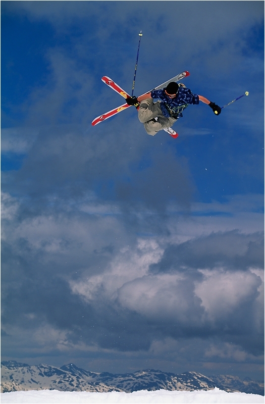 1999 : Candide Thovex &agrave; Whistler.