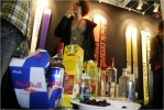 Les célèbres apéros d'ISPO, dès que sonnent 18 heures. Ici sur le stand Black Crows.
