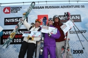 Le podium ski femmes
