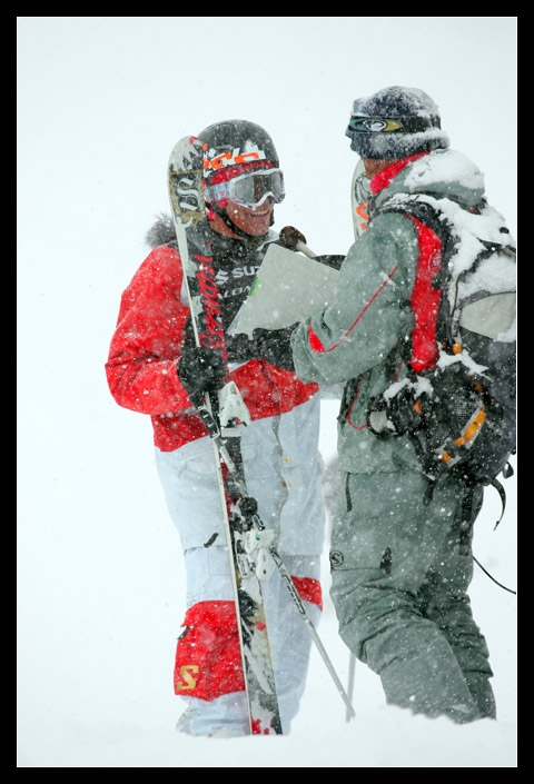 Mike Clarke en interview neigeuse