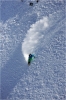 Jeremy Jones, spécialiste de l'Alaska, trouve dans les pentes des Alpes (où il vient chaque année), un terrain à sa mesure.