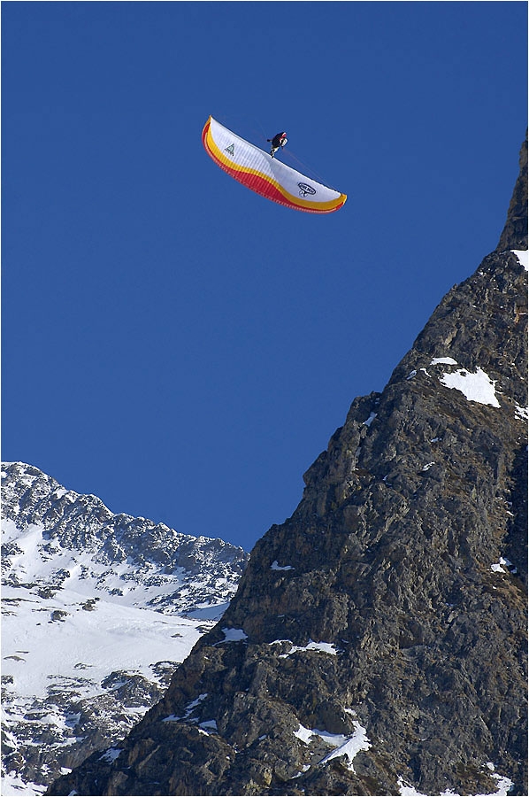 D&eacute;mo de parapente.