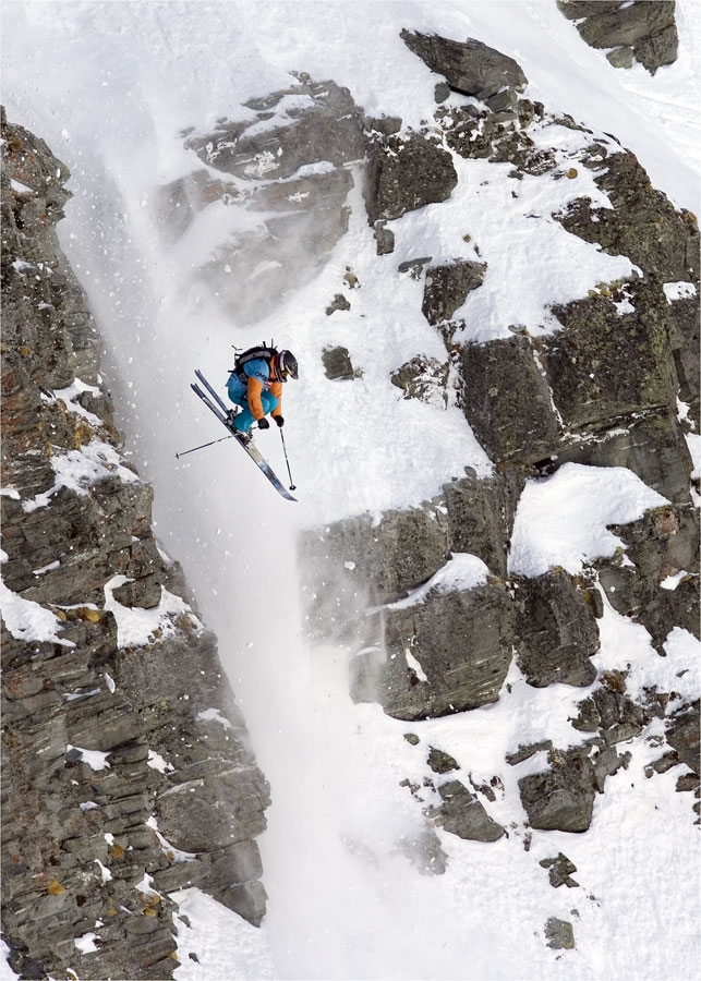 Seb Michaud dans ses oeuvres : pas de backflip cette fois-ci (c'est Drew Tabke qui s'y est coll&eacute;).