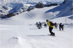 Schuss sur le glacier.