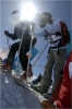 Départ multi-glisse (ski, télémark et snowboard) pour cette équipe au Derby de la Mauduit.