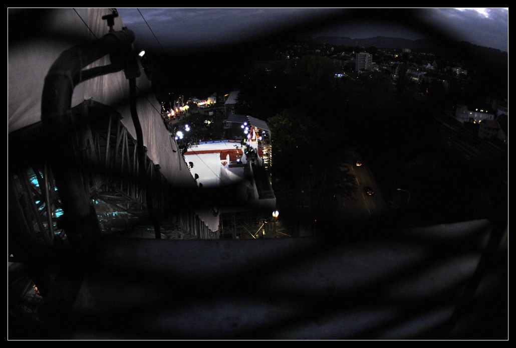 depuis l'ascenseur