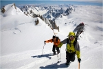 Pas loin du sommet du mont Blanc...
