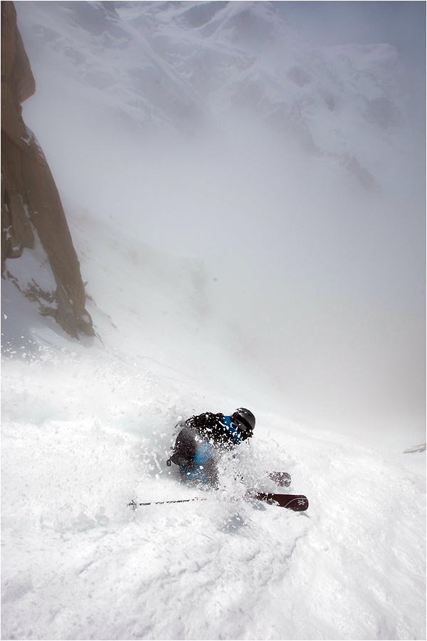 Stian sur le glacier Rond.