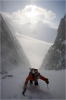 Un couloir près du mont Blanc du Tacul.